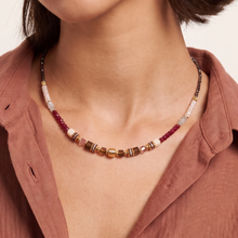 Load image into Gallery viewer, GeoCUBE® Precious Grace Necklace Rose Smoke