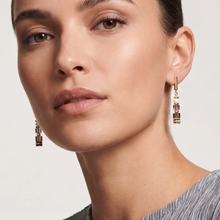 Load image into Gallery viewer, GeoCUBE® Precious Grace Earrings Rose Smoke