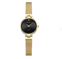 Load image into Gallery viewer, Bering Petite Diamond Mesh Watch Black