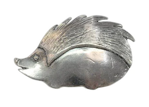 Sterling Silver Hedgehog Brooch