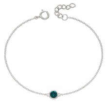 Load image into Gallery viewer, May Emerald Crystal Birthstone Bracelet