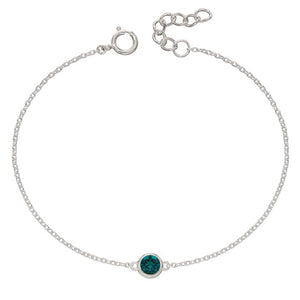 May Emerald Crystal Birthstone Bracelet