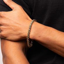 Load image into Gallery viewer, Fred Bennett Steel 2 Colour Spiga Bracelet