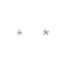 Load image into Gallery viewer, Sterling Silver Cubic Zirconia Studs
