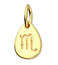 Load image into Gallery viewer, Gold Plated Star-sign Pendants / Charms