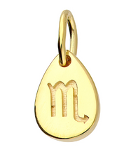 Load image into Gallery viewer, Gold Plated Star-sign Pendants / Charms
