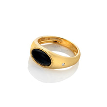 Load image into Gallery viewer, Hot Diamonds HD X JJ Black Onyx Oval Ring