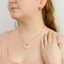 Load image into Gallery viewer, Sterling Silver Starry Night Ring