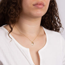 Load image into Gallery viewer, June Cabochon Pearl Gold-Plated Birthstone Necklace
