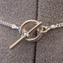 Load image into Gallery viewer, Sterling Silver Polished T-Bar Pendant Chris Lewis