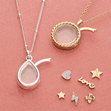 Load image into Gallery viewer, Sterling Silver Glass Heart Pendant