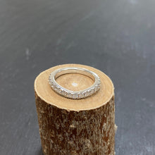 Load image into Gallery viewer, Preloved 18ct White Gold Claw Set Eternity Ring