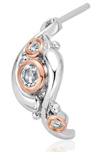 Load image into Gallery viewer, Clogau Pistyll Rhaeadr White Topaz Half Hoop Earrings