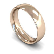 Load image into Gallery viewer, 6mm Traditional Court Wedding Ring, Silver, White Gold, Yellow Gold, Rose Gold, Platinum