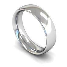 Load image into Gallery viewer, 6mm Traditional Court Wedding Ring, Silver, White Gold, Yellow Gold, Rose Gold, Platinum