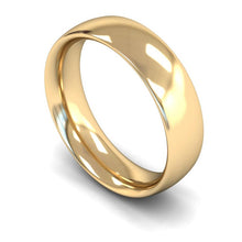 Load image into Gallery viewer, 6mm Traditional Court Wedding Ring, Silver, White Gold, Yellow Gold, Rose Gold, Platinum