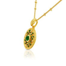 Load image into Gallery viewer, Emerald - May's Birthstone Mythology Pendant