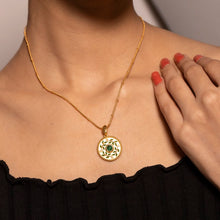 Load image into Gallery viewer, Emerald - May&#39;s Birthstone Mythology Pendant
