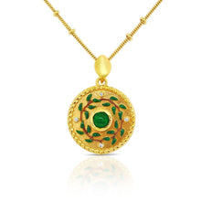 Load image into Gallery viewer, Emerald - May's Birthstone Mythology Pendant