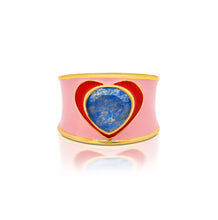 Load image into Gallery viewer, Love Heart Ring in Pink
