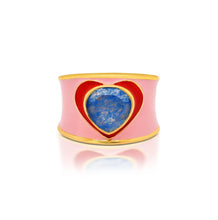 Load image into Gallery viewer, Love Heart Ring in Pink