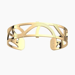 Les Georgettes Enlacement Bracelet 14mm Gold finish