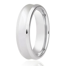 Load image into Gallery viewer, Concave Band With Beveled Edge