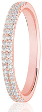 Load image into Gallery viewer, Double Row Claw Set Round Brilliant Cut Diamond Ring