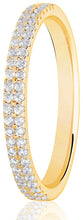 Load image into Gallery viewer, Double Row Claw Set Round Brilliant Cut Diamond Ring