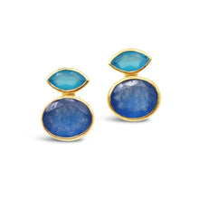 Load image into Gallery viewer, Blue Eyes Earrings