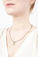 Load image into Gallery viewer, Handpainted Bronze Bamboo Necklace by Michael Michaud