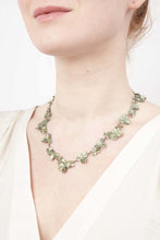 Load image into Gallery viewer, Handpainted Bronze Clover Necklace by Michael Michaud