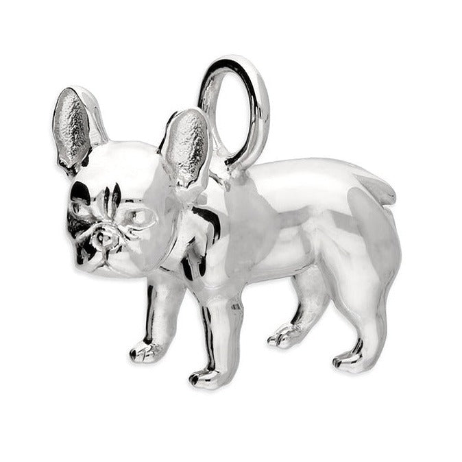 Sterling Silver French Bulldog Charm / Pendant