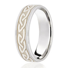 Load image into Gallery viewer, 6mm Flat Court With Celtic Pattern