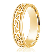 Load image into Gallery viewer, 6mm Flat Court With Celtic Pattern