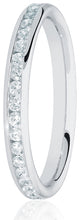 Load image into Gallery viewer, 3.7mm Wide Round Brilliant Cut Channel Set Diamond Ring
