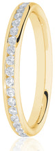 Load image into Gallery viewer, 2.7mm Wide Round Brilliant Cut Channel Set Diamond Ring