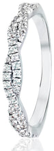 Load image into Gallery viewer, Round Brilliant Cut Twist Claw Set Diamond Ring