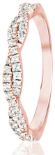 Load image into Gallery viewer, Round Brilliant Cut Twist Claw Set Diamond Ring