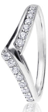 Load image into Gallery viewer, Wishbone Claw Set Round Brilliant Cut Diamond Ring