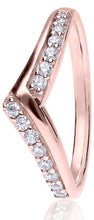 Load image into Gallery viewer, Wishbone Claw Set Round Brilliant Cut Diamond Ring