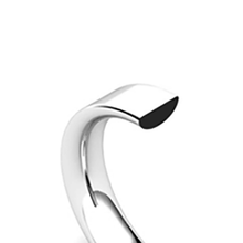 Load image into Gallery viewer, 6mm Flat Court Wedding Ring, Silver, White Gold, Yellow Gold, Rose Gold, Platinum