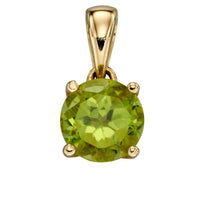Load image into Gallery viewer, 9ct Gold August Birthstone Pendant Peridot