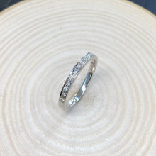 Load image into Gallery viewer, 18ct White Gold Grain Set Diamond Eternity Ring