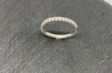 Load image into Gallery viewer, 18ct White Gold Diamond Claw Set Eternity Ring