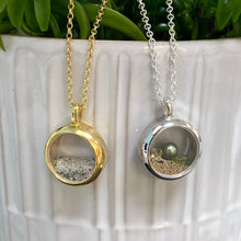 Load image into Gallery viewer, Gold Plated Ashes Locket Pendant
