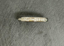 Load image into Gallery viewer, 18ct White Gold Baguette & Round Brilliant Cut Diamond Eternity Ring