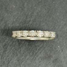 Load image into Gallery viewer, 18ct White Gold Claw Set Diamond Eternity Ring 0.42ct
