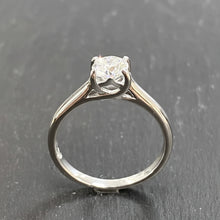 Load image into Gallery viewer, Preloved Platinum 0.64ct Diamond Ring