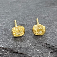 Load image into Gallery viewer, 18ct Fancy Intense Yellow Diamond Studs 0.78ct